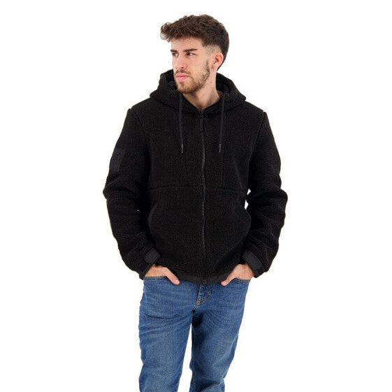 SUPERDRY Code Xpd Borg Hybrid full zip sweatshirt