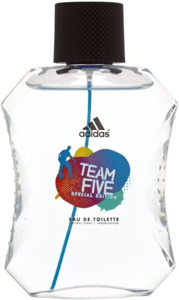 adidas Team Five Eau De Toilette 100 ml, Pack of 1 (1 x 100 ml)