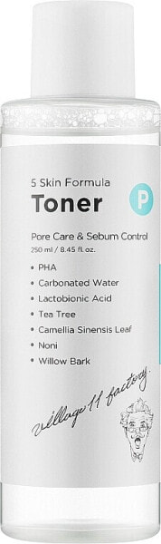 Porenstraffender Toner