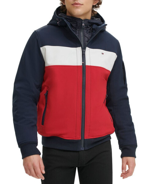 Men's Hoodie Bomber Combo Jacket