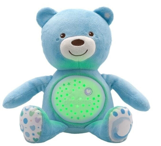 Мягкая игрушка музыкальная с ночным светом CHICCO First Dreams Baby Bear Blue.