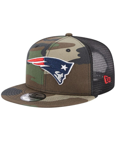 Men's Camo New England Patriots Classic Trucker 9FIFTY Snapback Hat