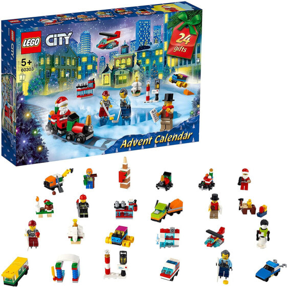 Игровой набор: LEGO City Advent Calendar 2021 (60303), Mini Construction Set, Для детей от 5 лет