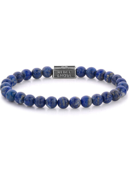 Браслет Rebel & Rose Armband Lapis Lazuli 925 RR-6S002-S-L