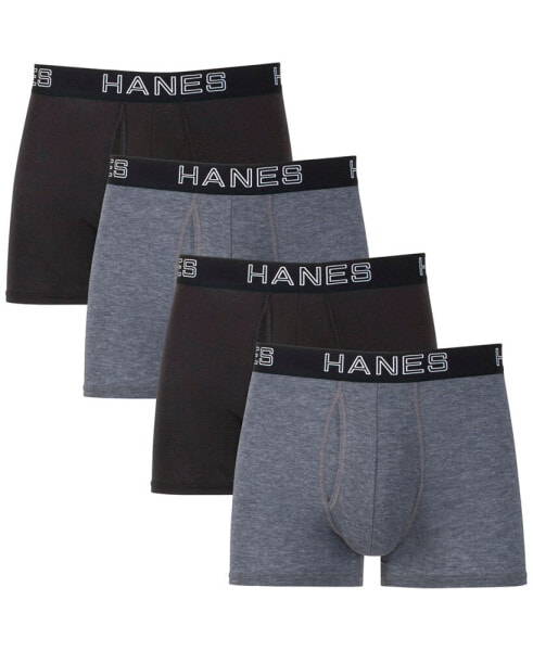Трусы с карманом для поддержки Hanes Ultimate ComfortFlex Fit Total Support Pouch 4 шт. - мужские