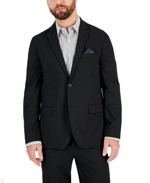 Men's Slim-Fit Spandex Super-Stretch Suit Jacket