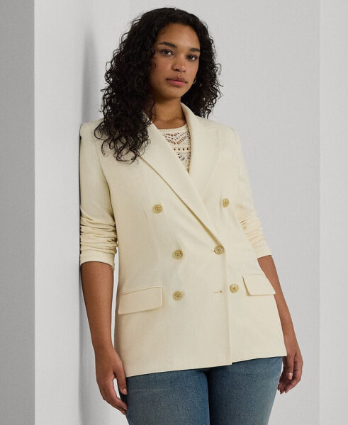 Plus Size Double-Breasted Blazer