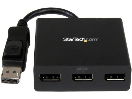 Аксессуар для аудио- и видеотехники Startech MSTDP123DP DisplayPort to DisplayPort Multi Monitor Splitter - 3-Po