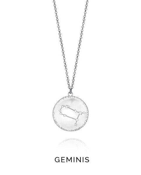 Silver necklace sign Gemini Horoscopo 61014C000-38G