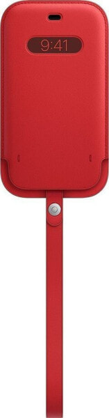 Apple Skórzany futerał z MagSafe do iPhonea 12 | 12 Pro - Czerwony