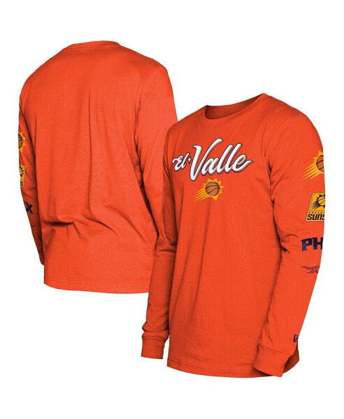 Men's Orange Phoenix Suns 2023/24 City Edition Long Sleeve T-shirt