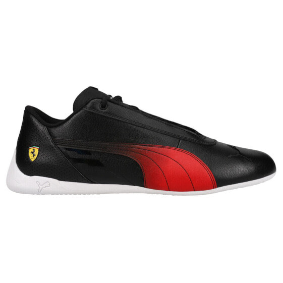 Puma Ferrari RCat Lace Up Mens Black Sneakers Casual Shoes 306768-01