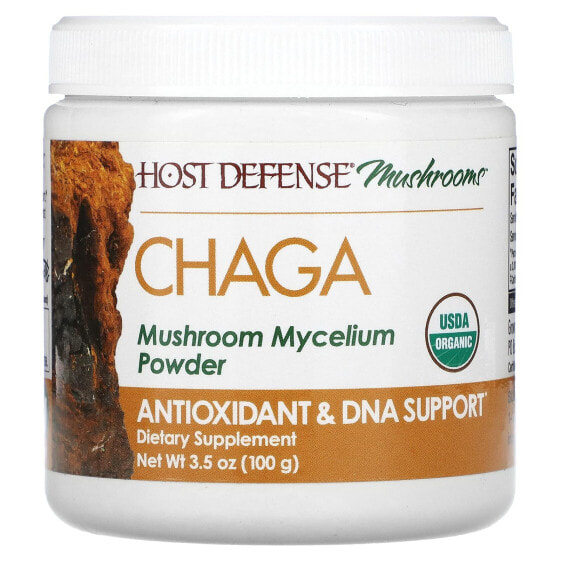 Mushrooms, Chaga, Mushroom Mycelium Powder, 3.5 oz (100 g)