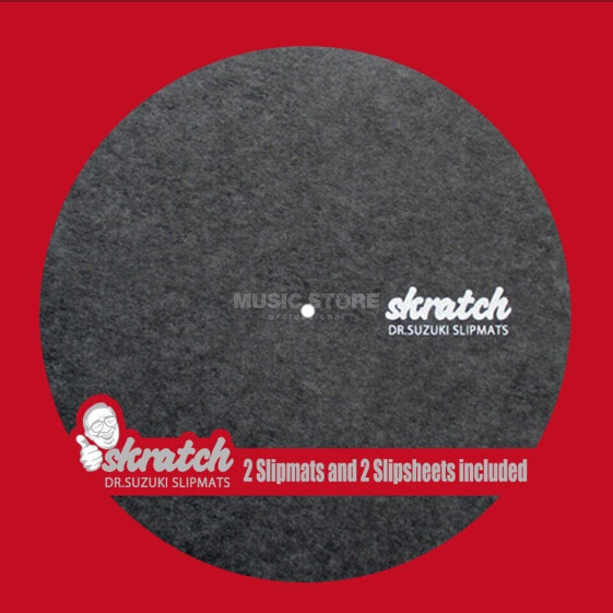 Dr. Suzuki 12" Skratch Slipmats (pair)