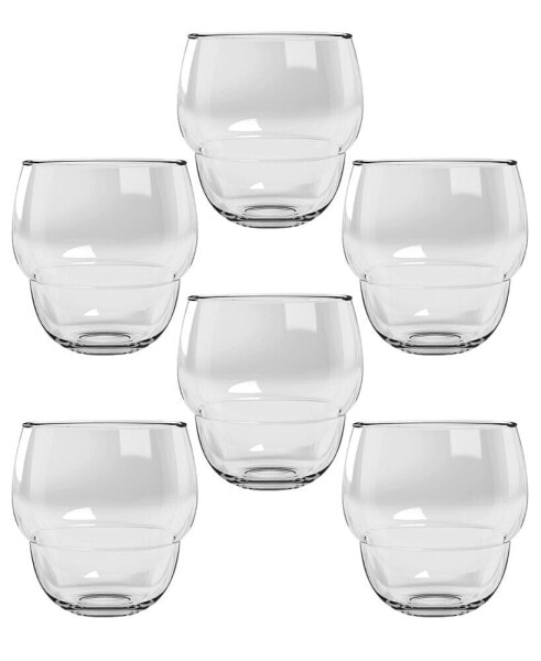 Stacking Bubble Tumbler Set of 6