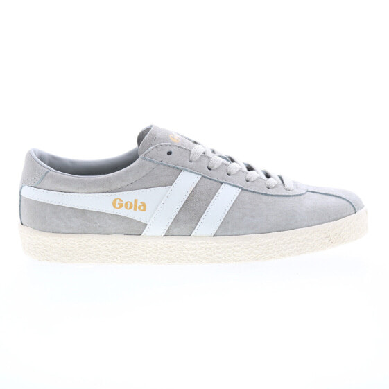 Gola Trainer Suede CMA558 Mens Gray Suede Lace Up Lifestyle Sneakers Shoes