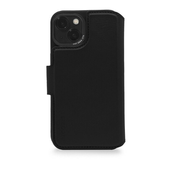 Чехол для смартфона Decoded MagSafe Wallet для iPhone 14 Plus "Черный iPhone 14 Plus" из натуральной кожи