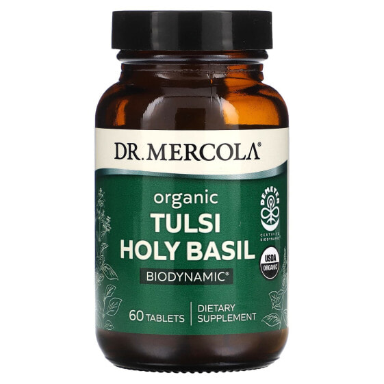 Травяные таблетки Organic Tulsi Holy Basil, 60 штук Dr. Mercola