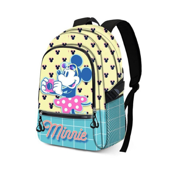 DISNEY Minnie Mouse Cheese Fight Fan 2.0 Backpack