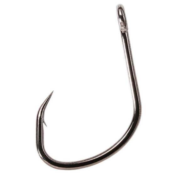 OMTD Offset Point Black Chrome barbed single eyed hook