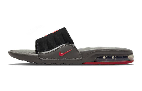 Детские тапки Nike AM Camden (GS) серо-черно-красные