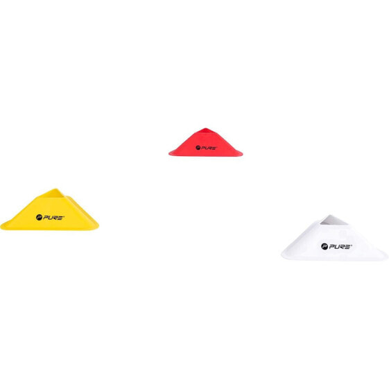 PURE2IMPROVE Triangle Low Training Cones 6 Units