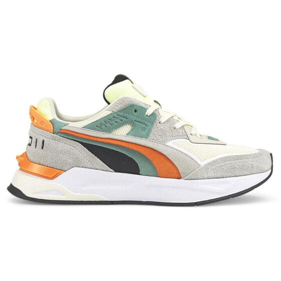Puma Mirage Sport Layers Lace Up Mens Grey, Orange, White Sneakers Casual Shoes
