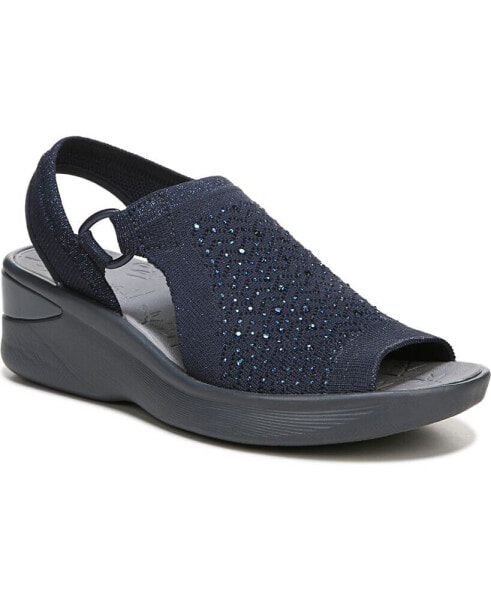 Star Bright Washable Wedge Slingbacks