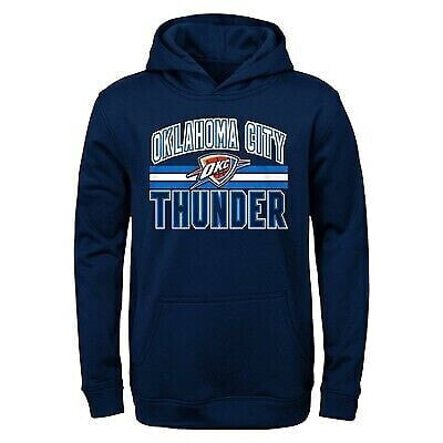 NBA Oklahoma City Thunder Youth Poly Hooded Sweatshirt - XS