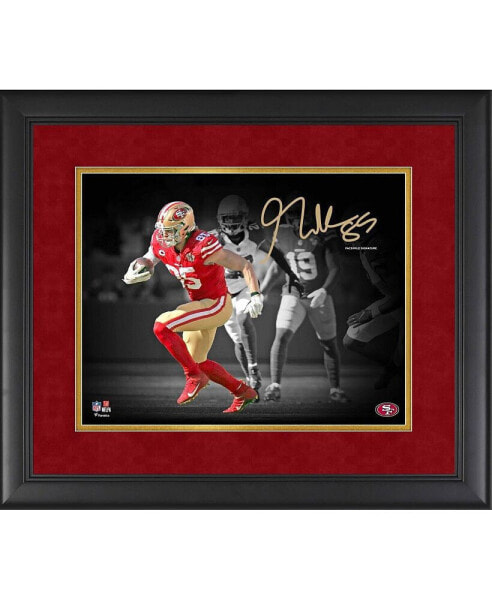 George Kittle San Francisco 49ers Facsimile Signature Framed 11" x 14" Spotlight Photograph