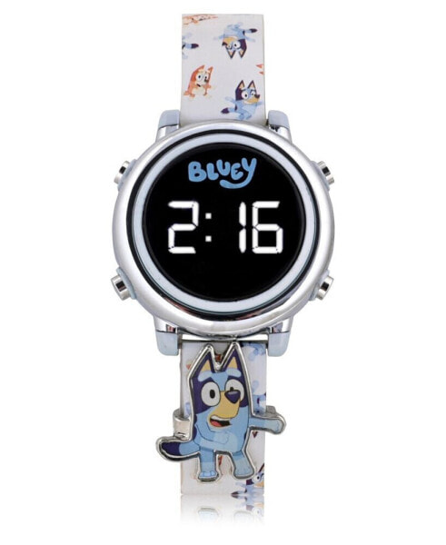 Часы Bluey White Silicone LED Touchscreen Watch