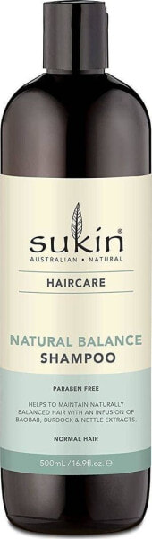 Sukin NATURAL BALANCE Szampon normalizujący, 500 ml