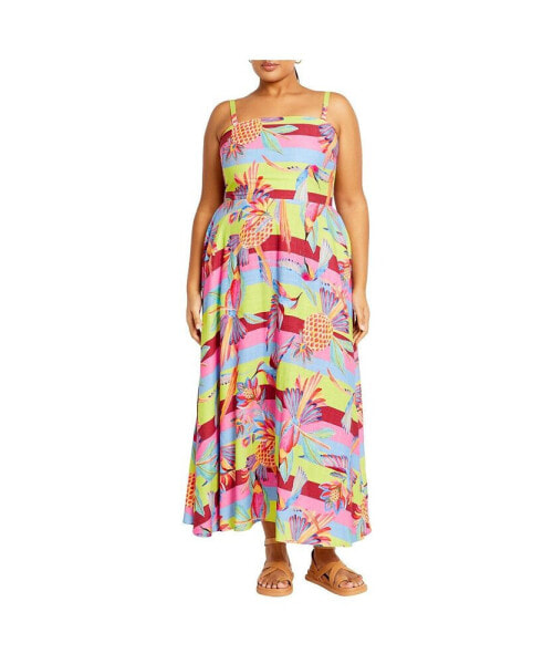 Plus Size Saraya Maxi Dress