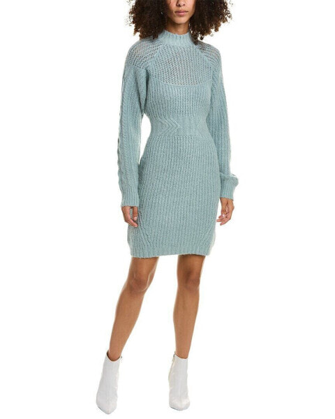 Nicholas Brooklyn Alpaca & Wool-Blend Sweaterdress Women's Blue Xs