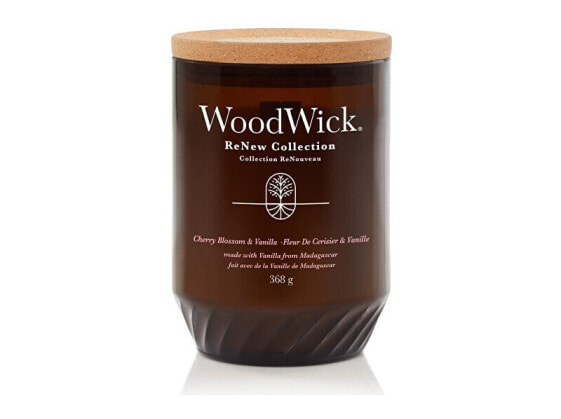 Ароматическая свеча Woodwick ReNew sklo velké/Цветущая вишня и ваниль