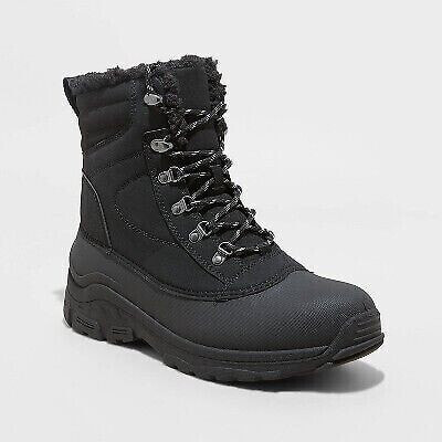 Men's Blaise Lace-Up Winter Boots - All in Motion Black 12