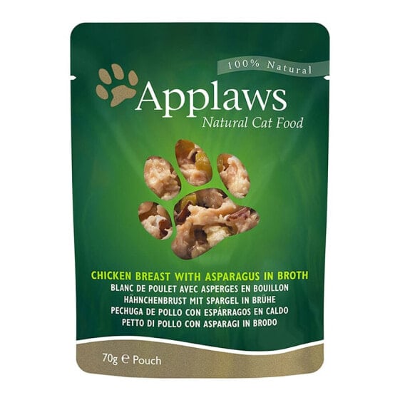 APPLAWS Chicken With Asparagus 12x70g Wet Cat Food