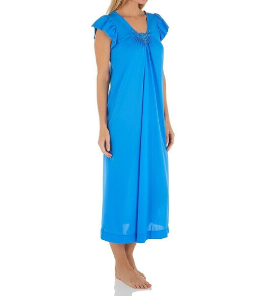 Shadowline Long Cap Sleeve Nightgown - 32510