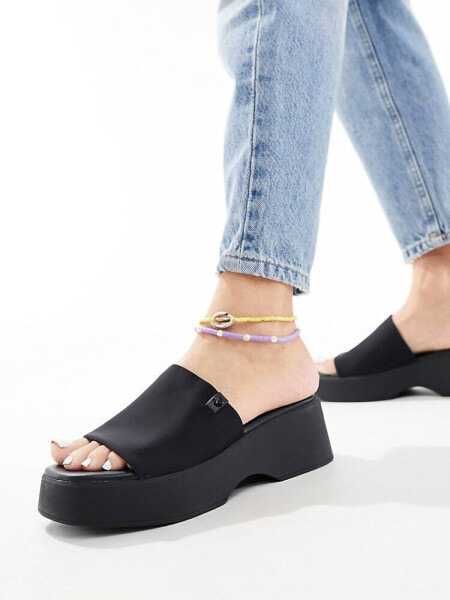 ALDO Yassu chunky mule sandals in black