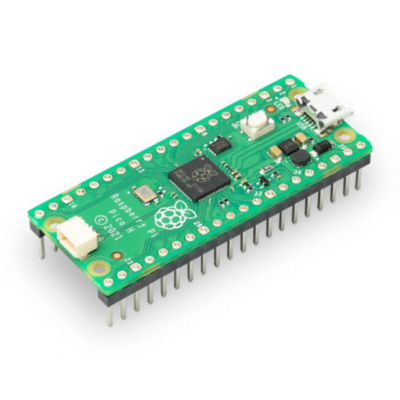 Электроника Raspberry Pi Модуль Pico H - RP2040 ARM Cortex M0+ - с разъемами