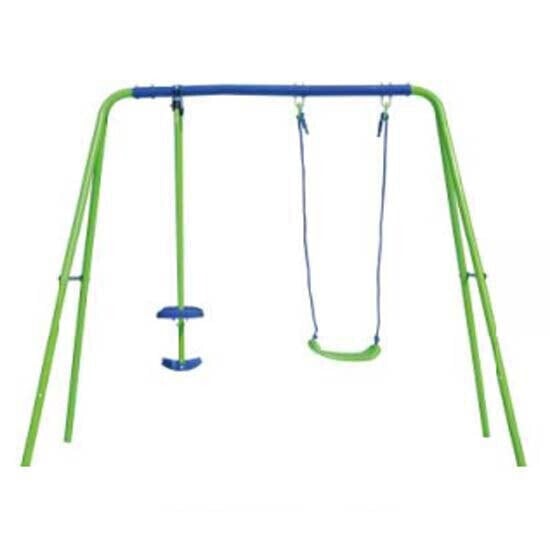 OUTDOOR TOYS Metal 1 Pax Swing And Seesaw