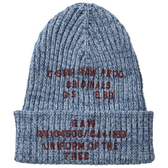 G-STAR Text Print Beanie