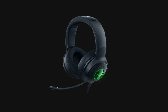 Razer Kraken V3 X USB Ausin?s Žaidimams, Over-Ear, su laidu, Mikrofonas, Juodas