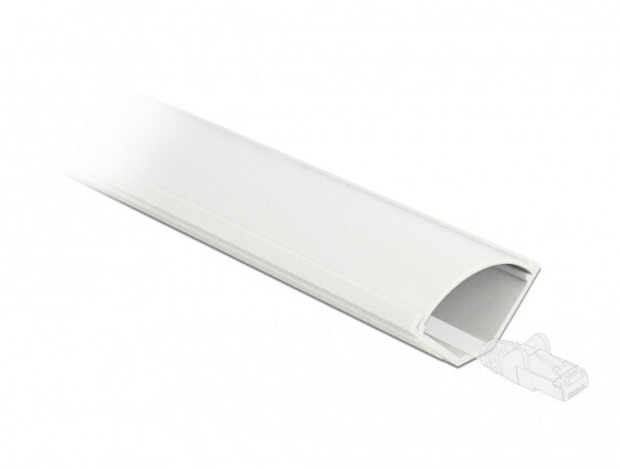 Кабель для управления 20715 Delock - Белый PVC - Самоклеящаяся лента -40 - 65 °C - 1 м