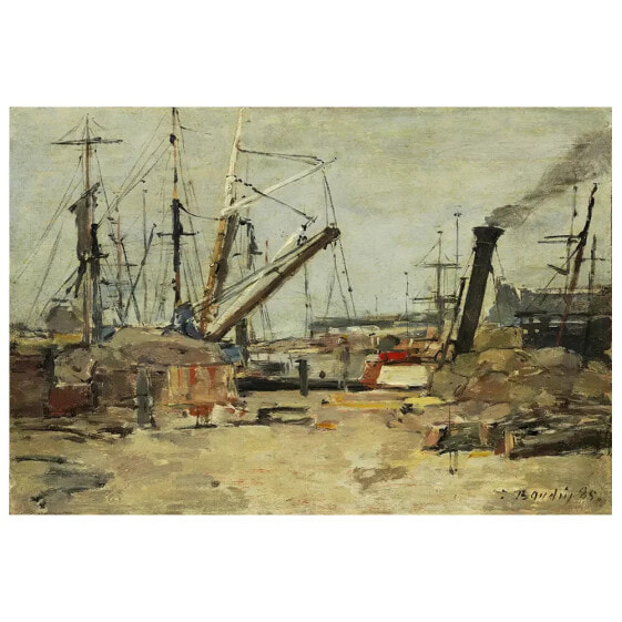 Картина LegendArte Les Chalutiers Eugène Boudin