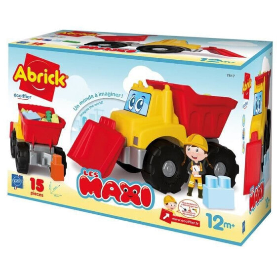 Детям - Игрушки - Конструктор ECOIFFIER - 7817 - "Прикрашенный строительный трейлер" - Les Maxi