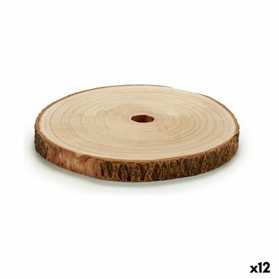 Decorative Log Ø 24,5 cm Brown (12 Units)