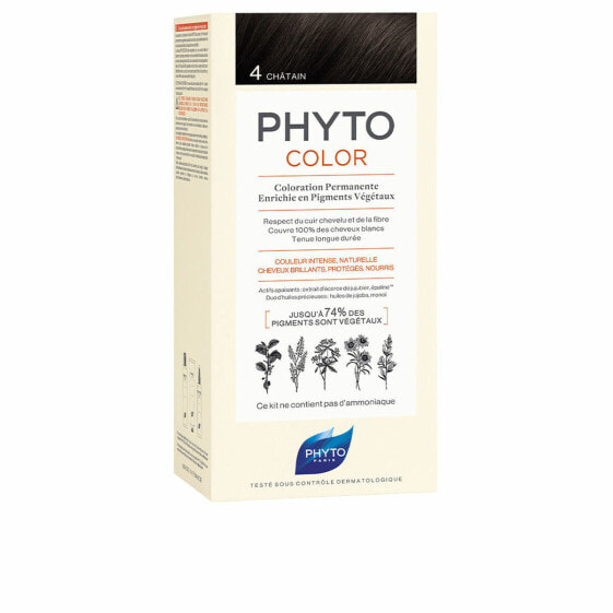 Перманентный краска Phyto Paris Phytocolor Без аммиака 4-castaño