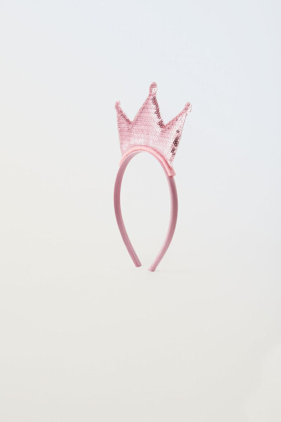 Ободок с короной из пайеток ZARA для принцессы