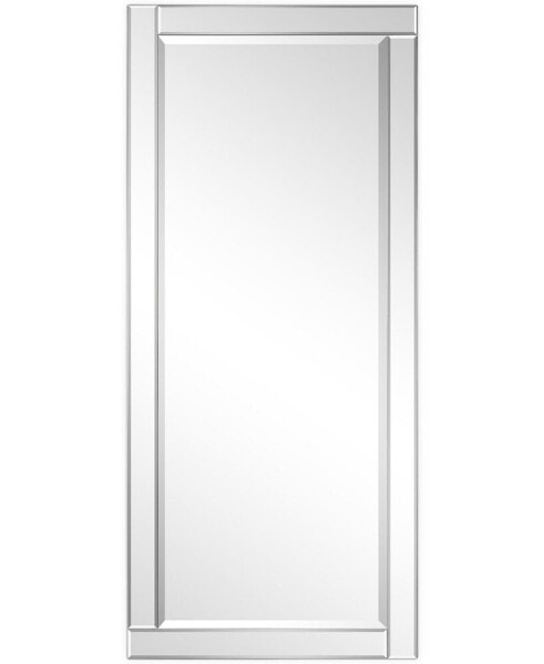 Moderno Beveled Rectangle Wall Mirror, 54" x 24" x 1.18"